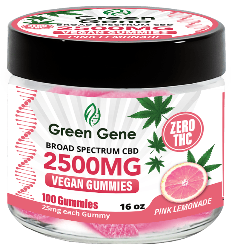 Green Genie CBD Vegan Pectin Infused Gummies w/ B12 Vitamins (625MG - 2500MG) - Discreet Smoker