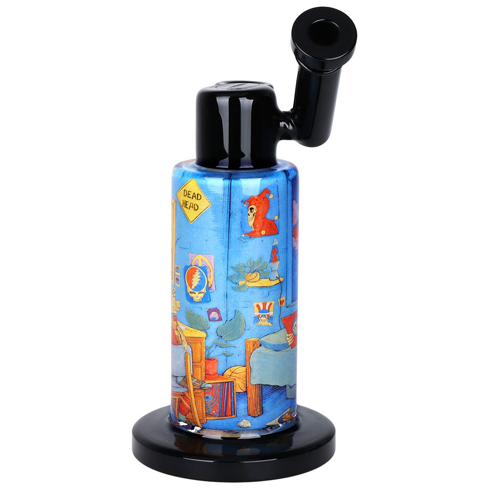 Grateful Dead x Pulsar Inside Print Water Pipe - 8.5" / 14mm F / Deadhead Dorm - Discreet Smoker