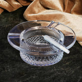 Jane West Twenties Collection Ashtray | Clear - Discreet Smoker