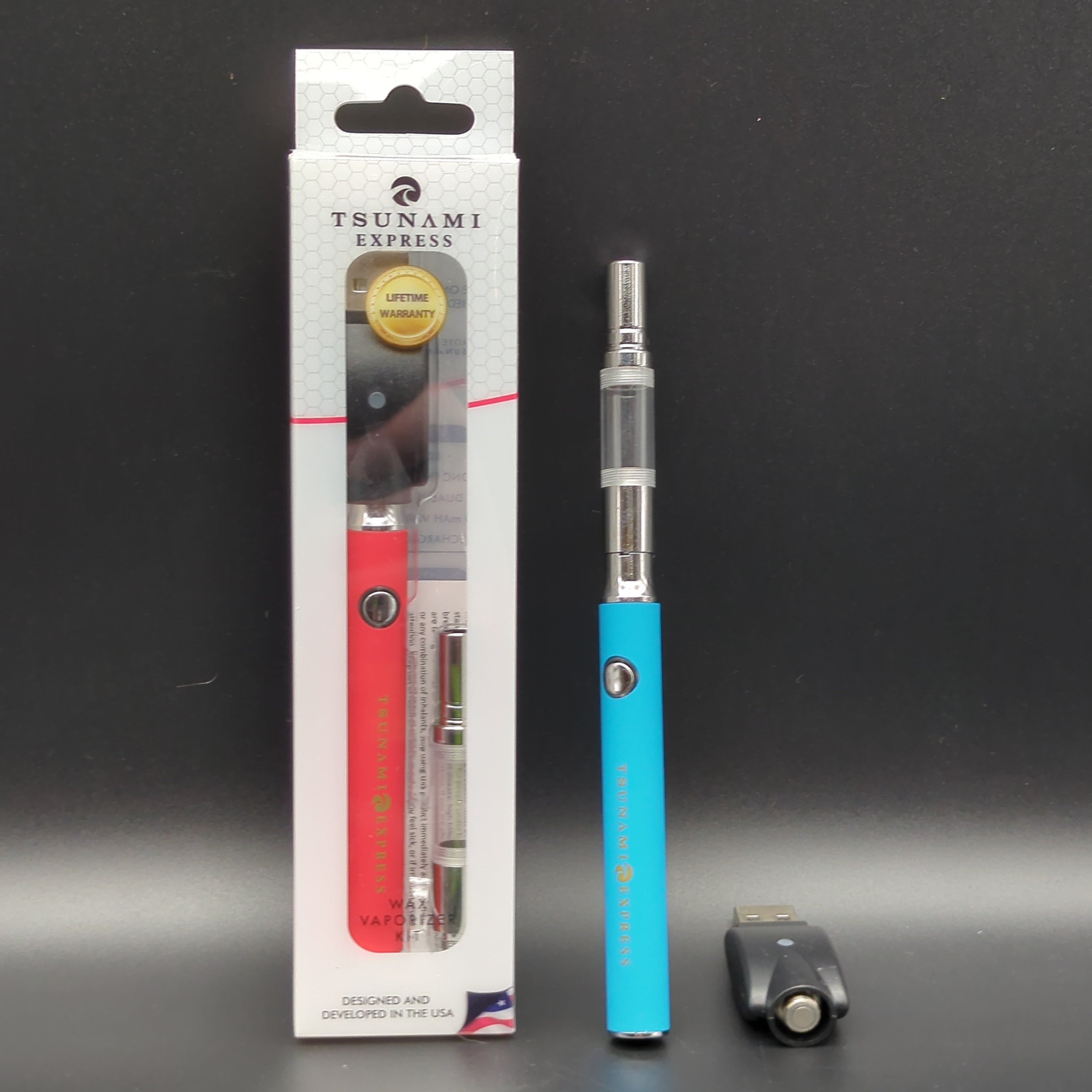 Tsunami 350 mAH Battery + Wax Vaporizer - Discreet Smoker