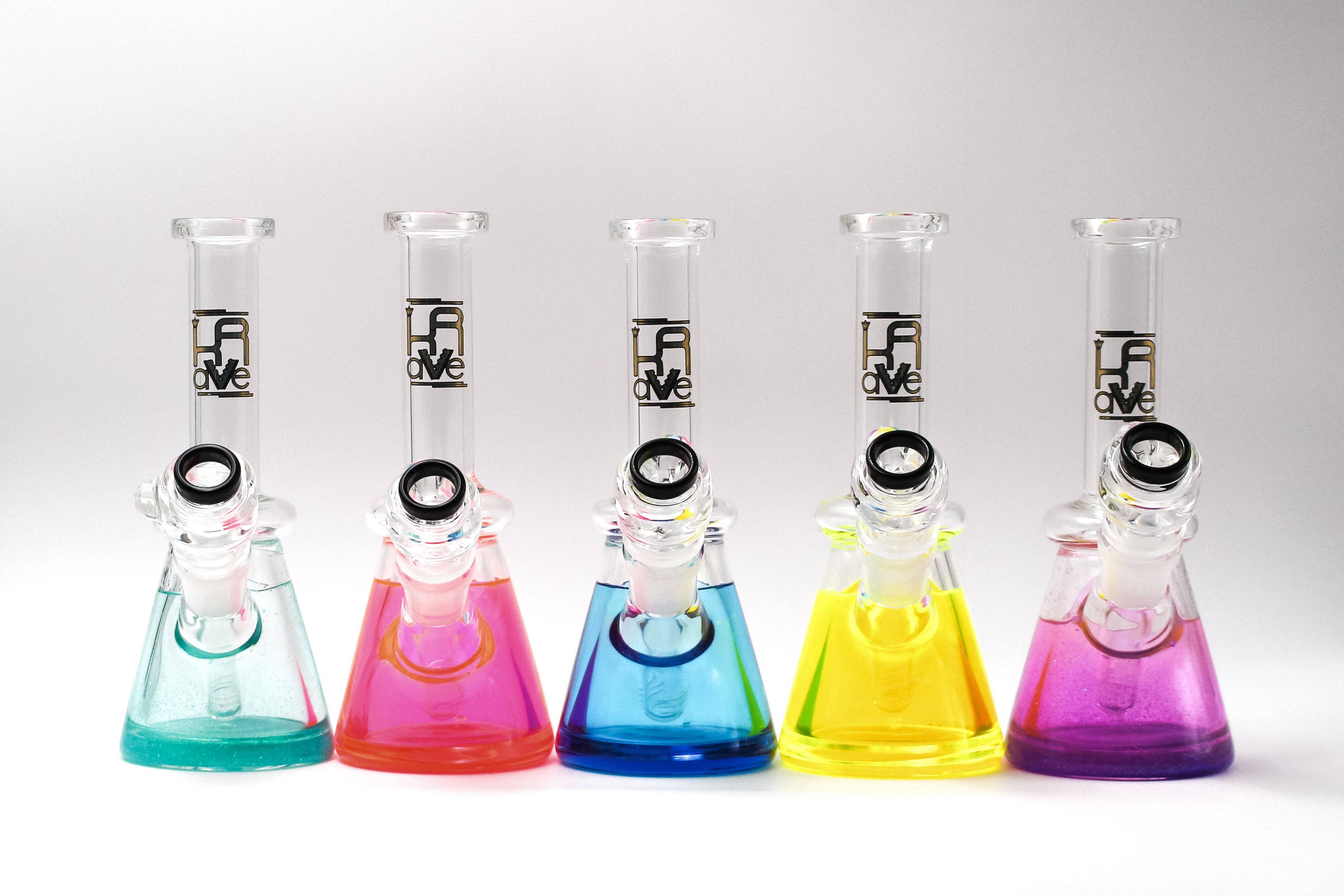 Krave Glass Lab Mini Beaker Bong - Discreet Smoker