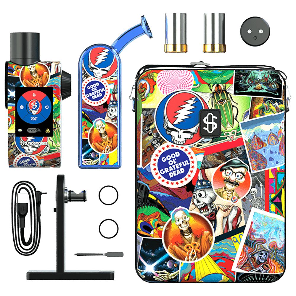 Stündenglass x Grateful Dead Modul Dok Deluxe Travel Kit - Discreet Smoker
