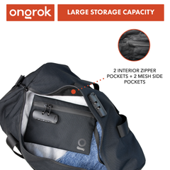 Ongrok Carbon-lined Smell proof Duffle Bag - Discreet Smoker