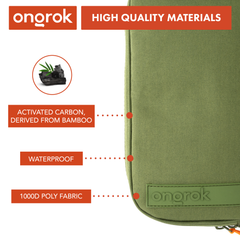 Ongrok Carbon-lined Wallets with Combination Lock V 2.0 | 3" Sizes (Small, Medium, Large) - Discreet Smoker