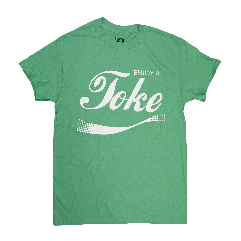 Brisco Brands Enjoy A Toke T-Shirt - Discreet Smoker