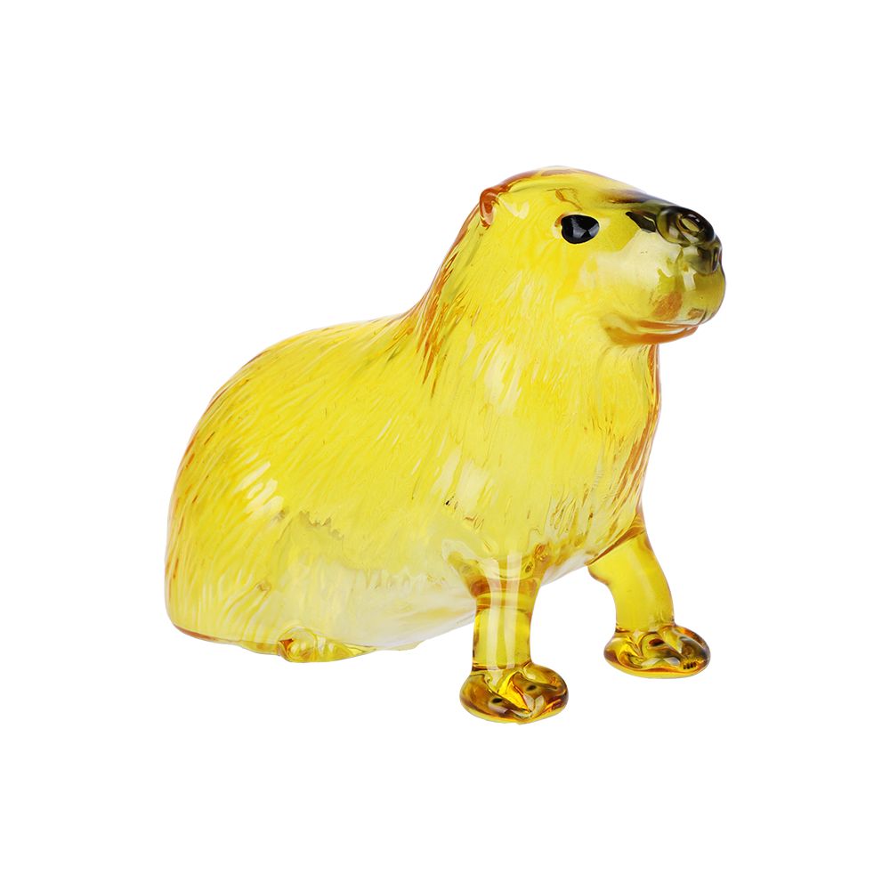 Capybara Glass Hand Pipe - 5" - Discreet Smoker