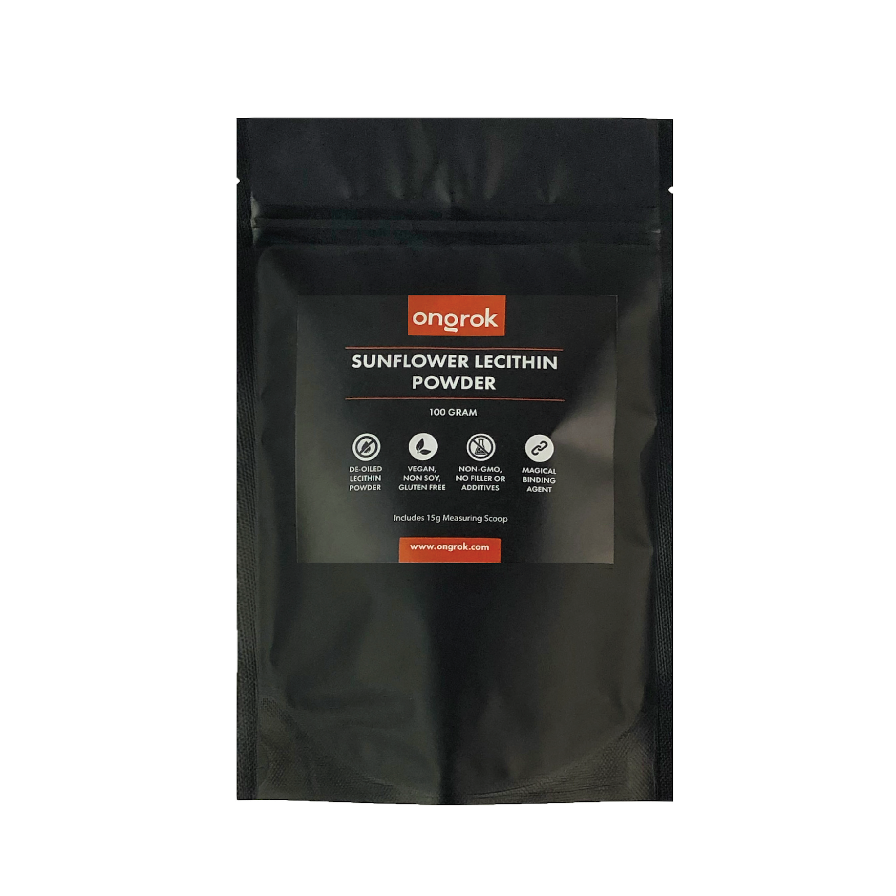 ONGROK’S Non-GMO Sunflower Lecithin Powder - Discreet Smoker