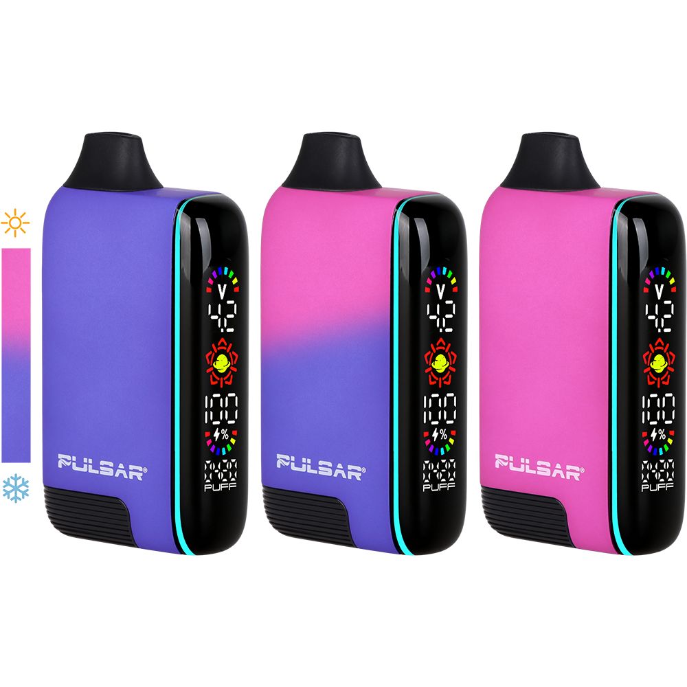 Pulsar 510 DL 5.0 Precision Voltage Control LCD Screen Vape Bar | Thermo Series | 1000mAh - Discreet Smoker