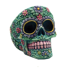 Sugar Skull Polystone Ashtrays - Discreet Smoker