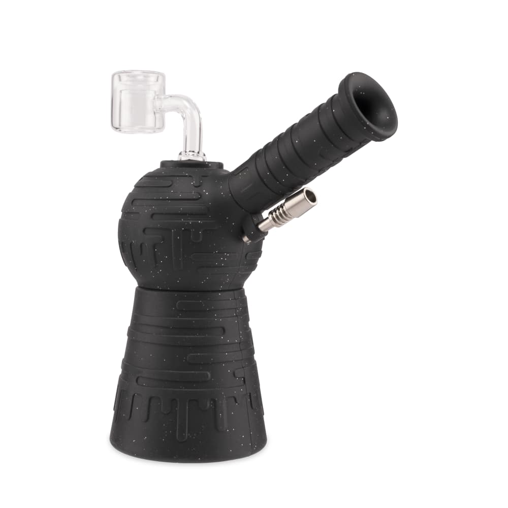 Ooze Blaster Silicone Glass 4-in-1 Hybrid Water Pipe and Dab Straw - Discreet Smoker