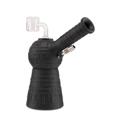Ooze Blaster Silicone Glass 4-in-1 Hybrid Water Pipe and Dab Straw - Discreet Smoker
