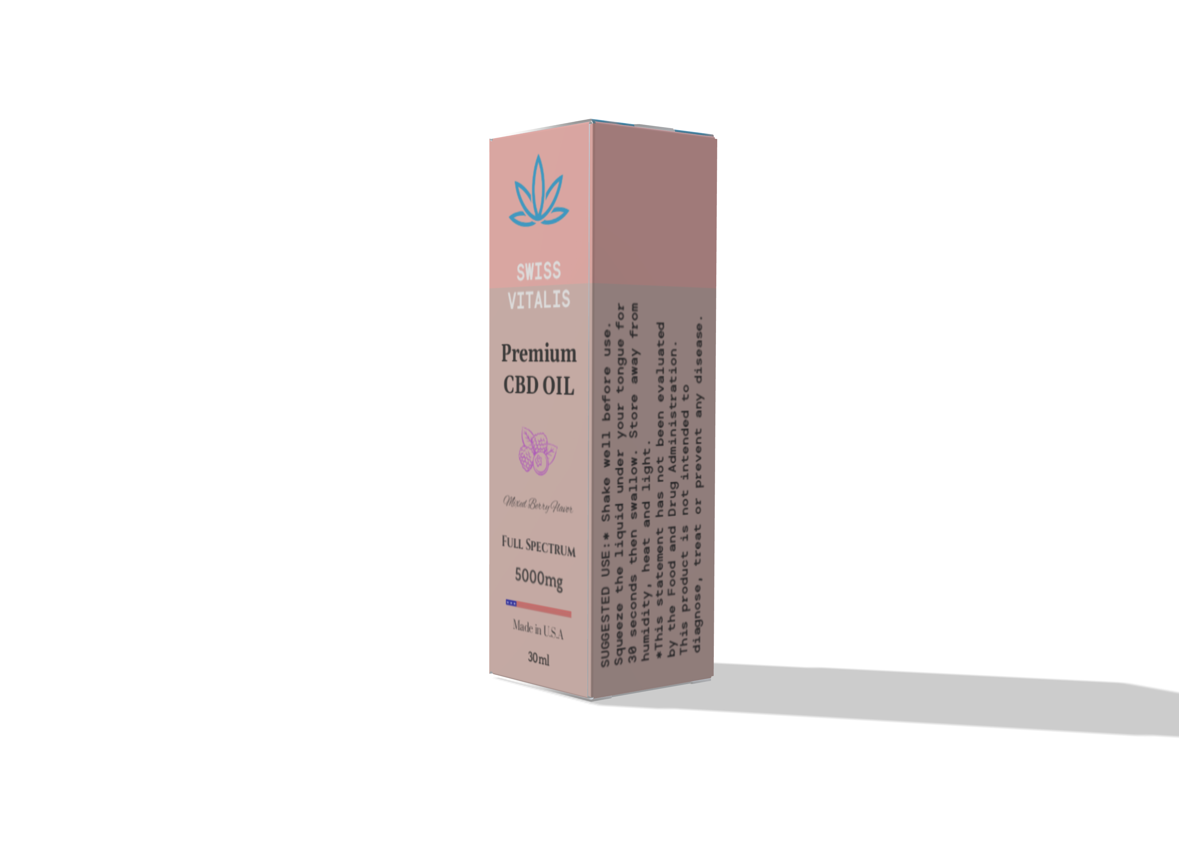 Swiss Vitalis CBD Full Spectrum 5000mg - Discreet Smoker