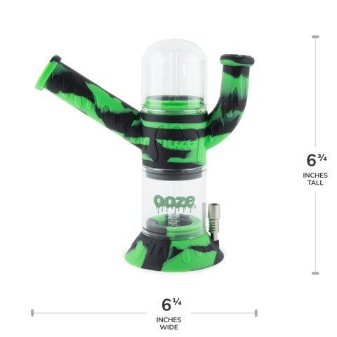 Ooze Cranium Silicone 4-in-1 Hybrid Water Pipe - Discreet Smoker
