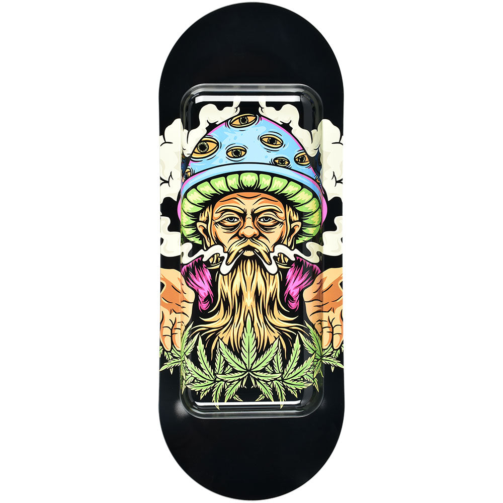 Pulsar SK8Tray Rolling Tray - 7.25"x19.75" / Herbal Wisdom - Discreet Smoker