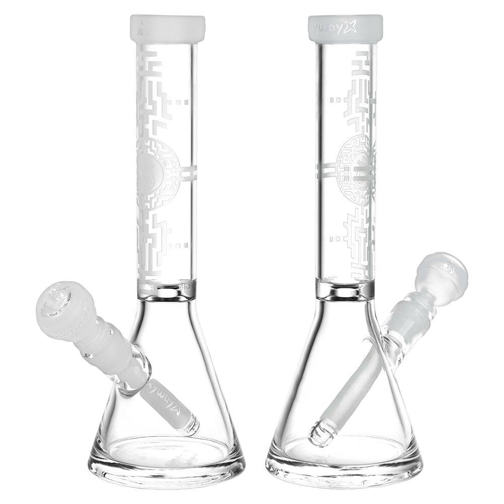 Milkyway Bio-Encryption Beaker Glass Water Pipe - 11.5" / 14mm F - Discreet Smoker