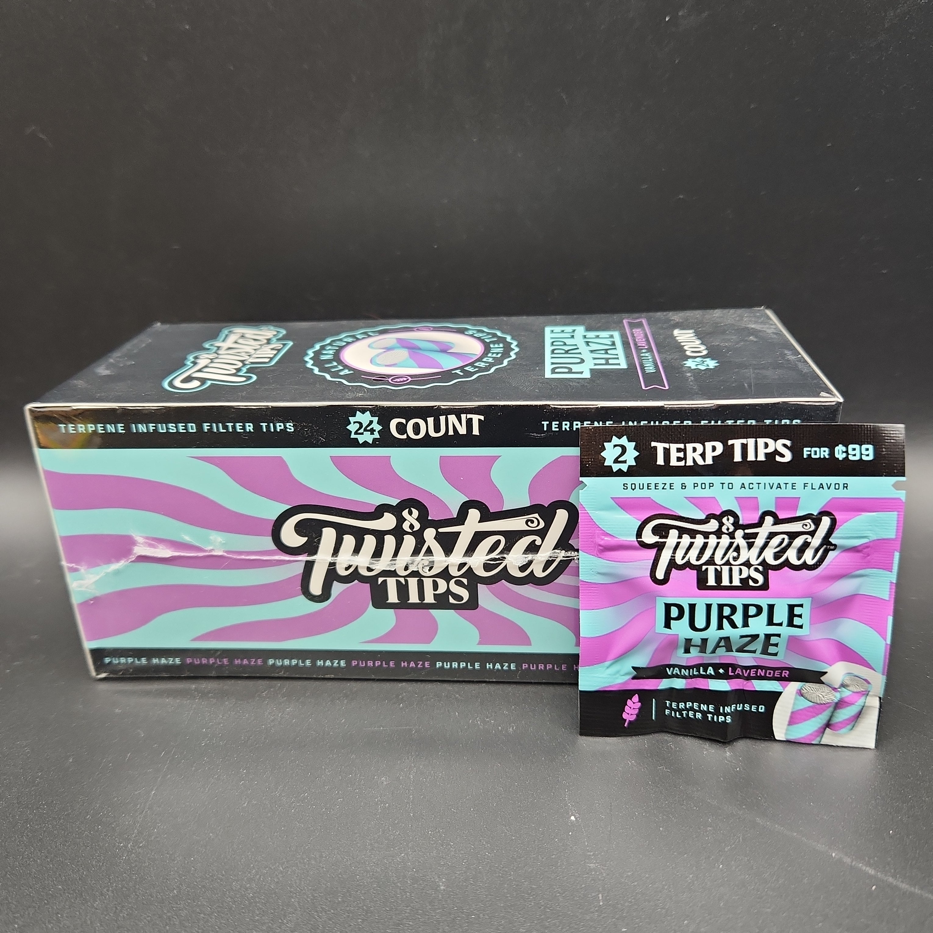 Twisted Tips - Flavored Filters - Box of 24 - Discreet Smoker