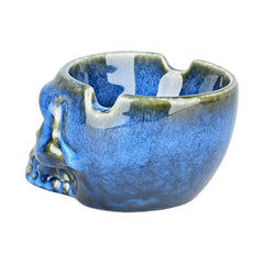 Glazed Skull Ashtray - 4.75" - Discreet Smoker