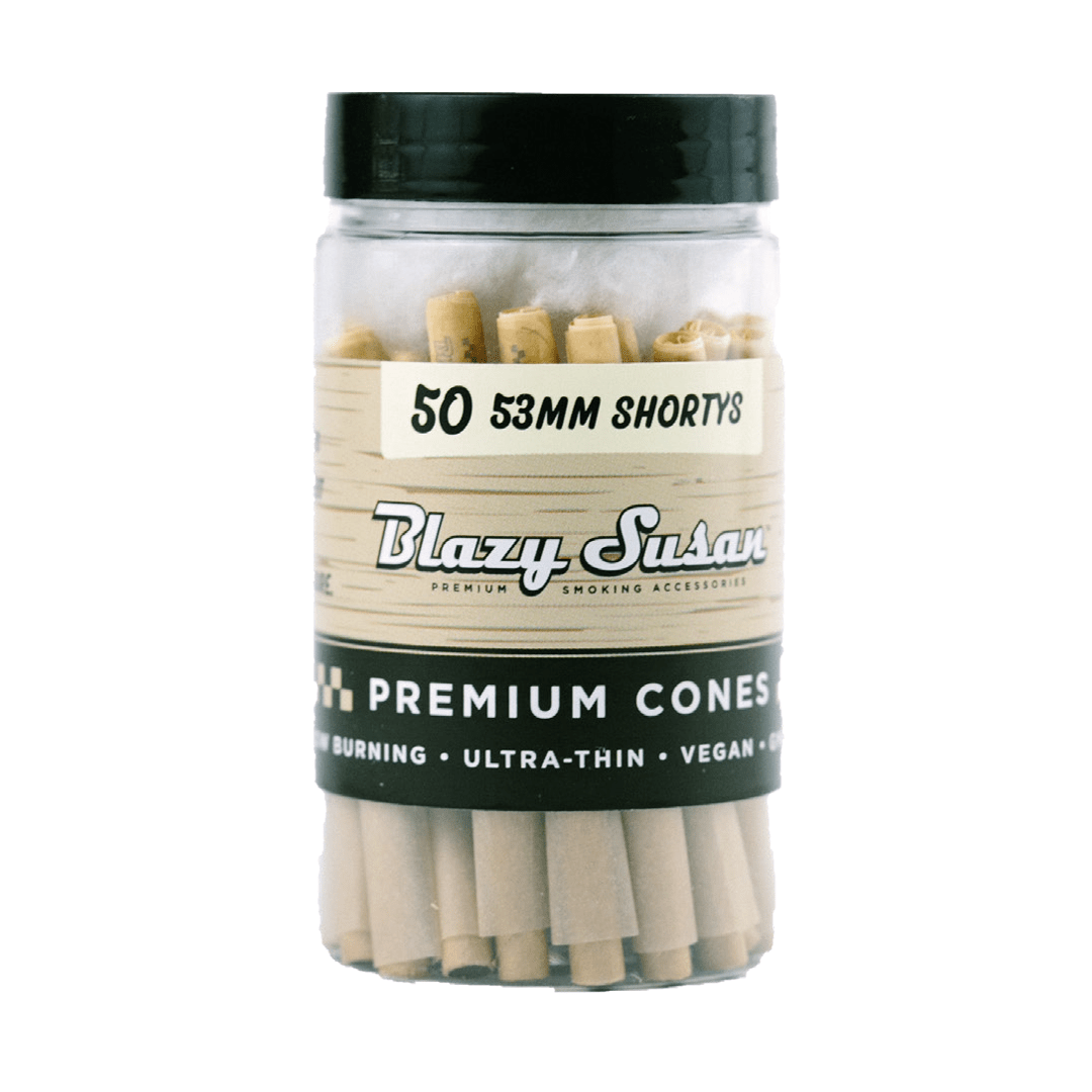 Blazy Susan Unbleached Paper Cones - Discreet Smoker