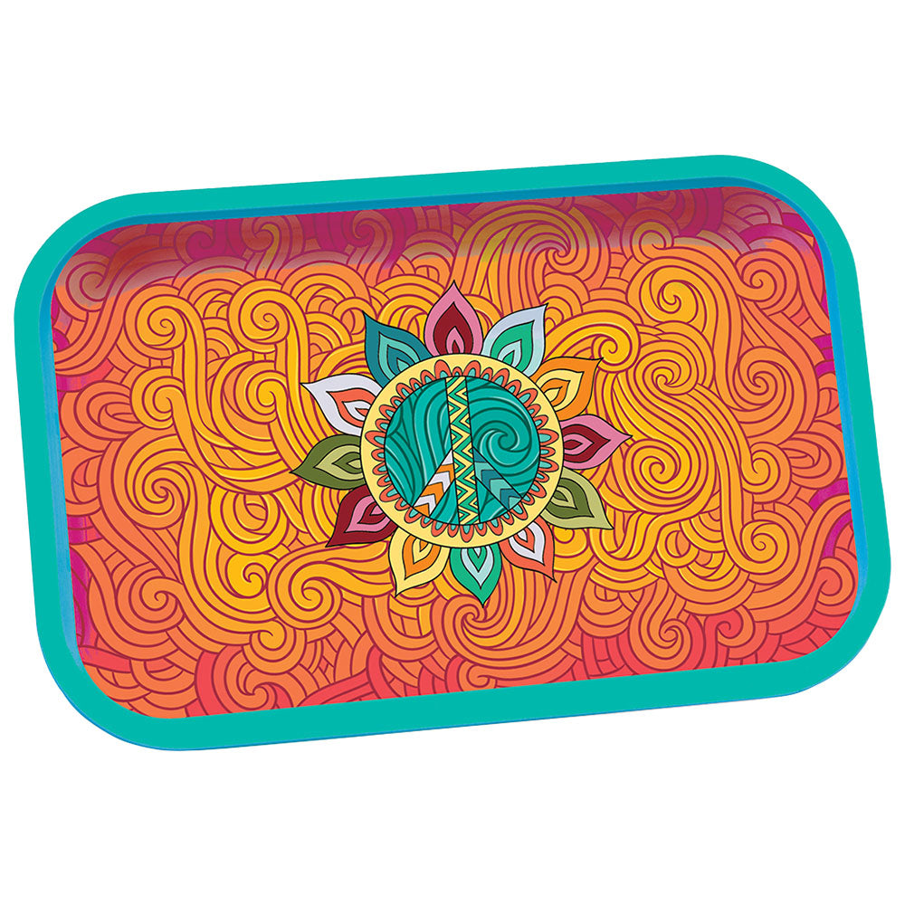 Fujima Metal Rolling Tray - 7.5"x11.25" - Discreet Smoker