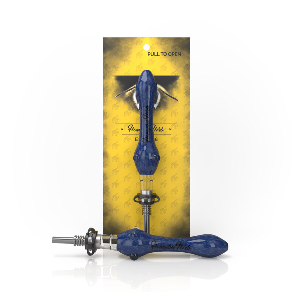 Honeybee Herb Speckled Nectar Collector - Discreet Smoker