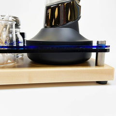 Mini Puffco Dab Rig Station Cleaning Organizer ~ Holds Charger Dock and Hot Knife ~ 8x7, Midnight Blue, Maple ~ for Cannabis Vaporizer - Discreet Smoker