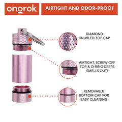 Ongrok Small Storage Keychain - Discreet Smoker