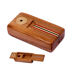 Stash 'N Go Wood Smoking Pipe - Discreet Smoker