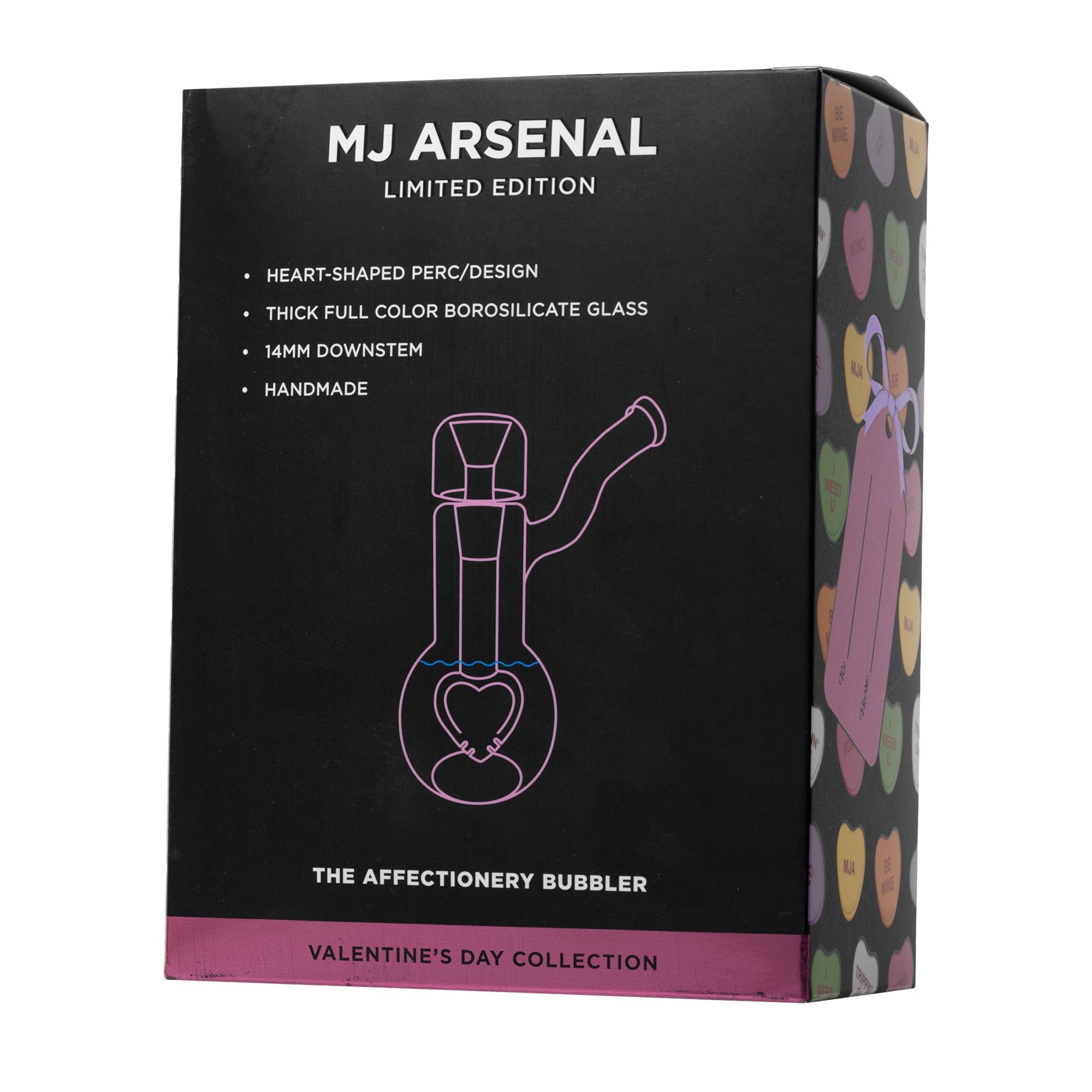 MJ Arsenal The Affectionery Bubbler Valentine's Day - Discreet Smoker