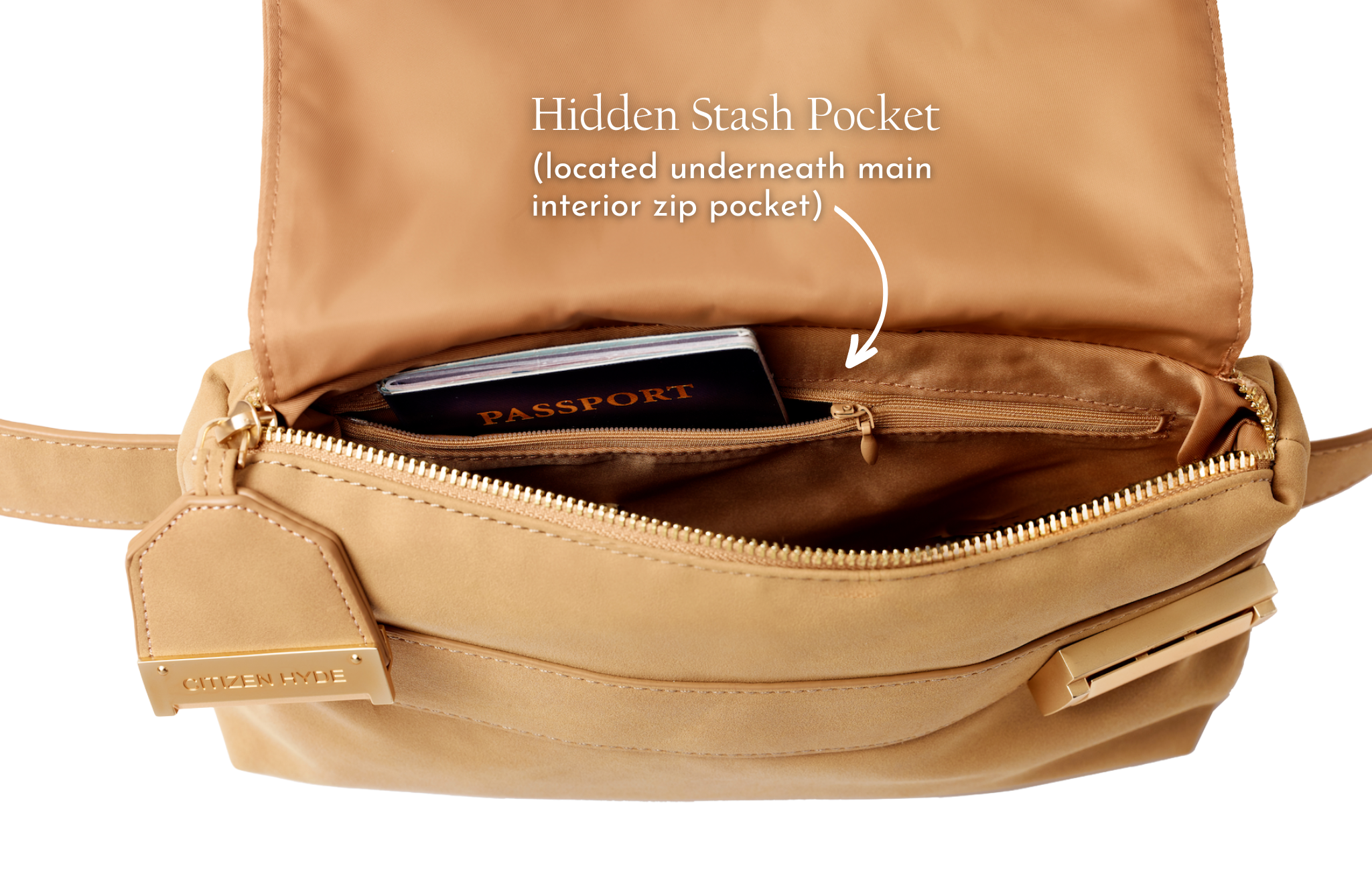 Citizen Hyde Lockable, Odor Resistant Belt Bag, The Marley - Discreet Smoker