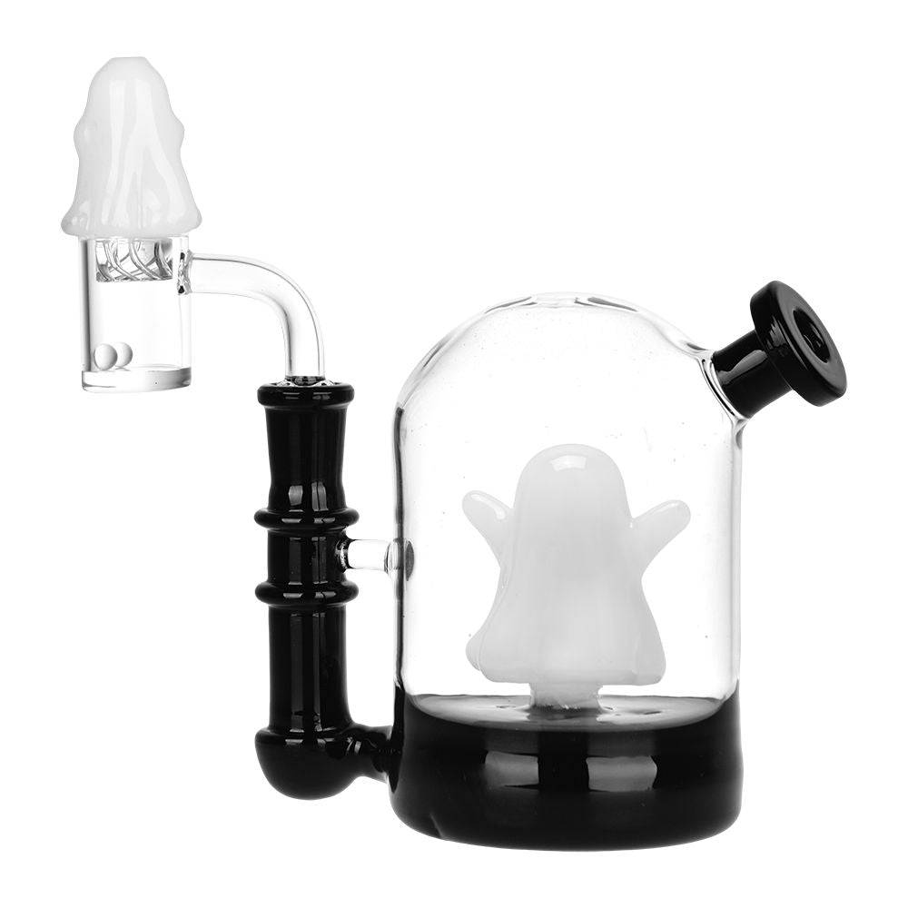 Ghost Globe Glass Dab Rig Set - 4.75" / 14mm F - Discreet Smoker