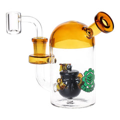 SeshGear Buzzin' Around the Honey Pot Glass Dab Rig - 5" / 14mm F - Discreet Smoker
