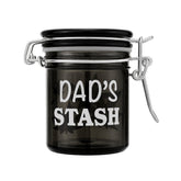 AIRTIGHT GLASS DAD'S STASH STORAGE JAR - Discreet Smoker