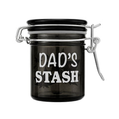 AIRTIGHT GLASS DAD'S STASH STORAGE JAR - Discreet Smoker