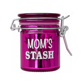 AIRTIGHT GLASS MOM'S STASH STORAGE JAR - Discreet Smoker