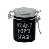 AIRTIGHT GLASS GRANDPOP'S STASH STORAGE JAR - Discreet Smoker