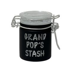 AIRTIGHT GLASS GRANDPOP'S STASH STORAGE JAR - Discreet Smoker