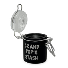 AIRTIGHT GLASS GRANDPOP'S STASH STORAGE JAR - Discreet Smoker