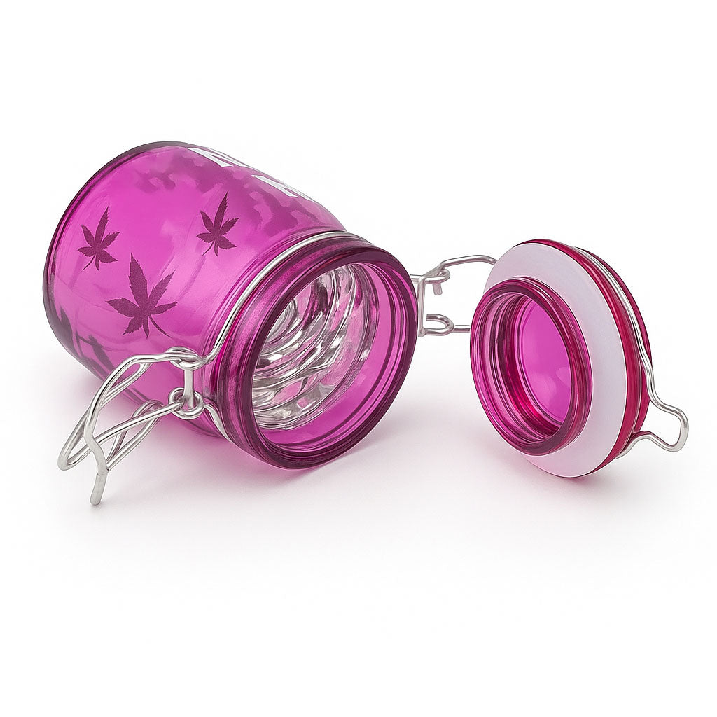 AIRTIGHT GLASS MOM'S STASH STORAGE JAR - Discreet Smoker