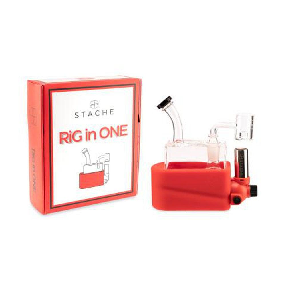 Stache Rio Rig-in-One Dab Rig Kit with Butane Torch - Matte - Discreet Smoker