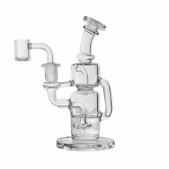 Wulf Mods Alpha 14mm Dab Rig with Quartz Banger - Discreet Smoker