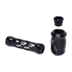 ALUMINUM GLASS PERFORATED HAND PIPE - Discreet Smoker