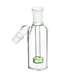 18mm Ash Catcher 45 Degree Green - Discreet Smoker