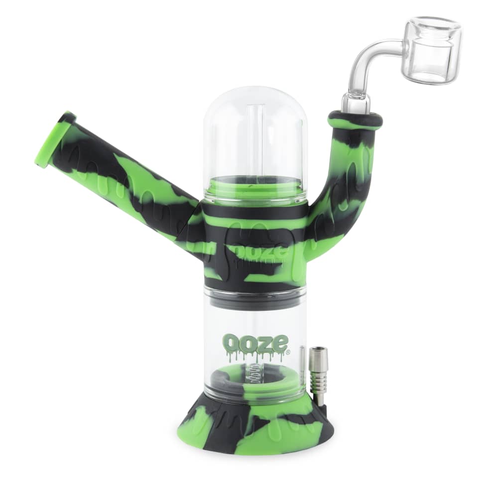 Ooze Cranium Silicone 4-in-1 Hybrid Water Pipe - Discreet Smoker