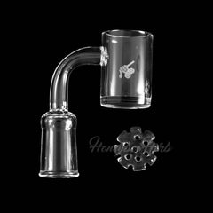 HONEY DISC QUARTZ BANGER - 90° DEGREE | YL - Discreet Smoker