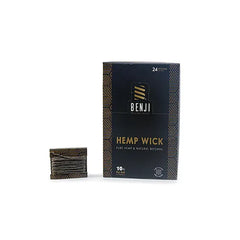 Benji - Hemp Wick (10ft): Your 100% Natural Match And Lighter Alternative - Discreet Smoker