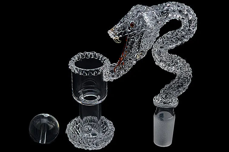 Space King Snake Banger - Handmade - Discreet Smoker