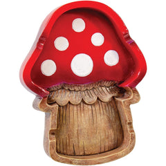 Polyresin Mushroom Ashtrays - Discreet Smoker