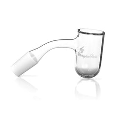 HONEY BEVEL DEEP BOWL QUARTZ BANGER - 45° DEGREE | BL - Discreet Smoker