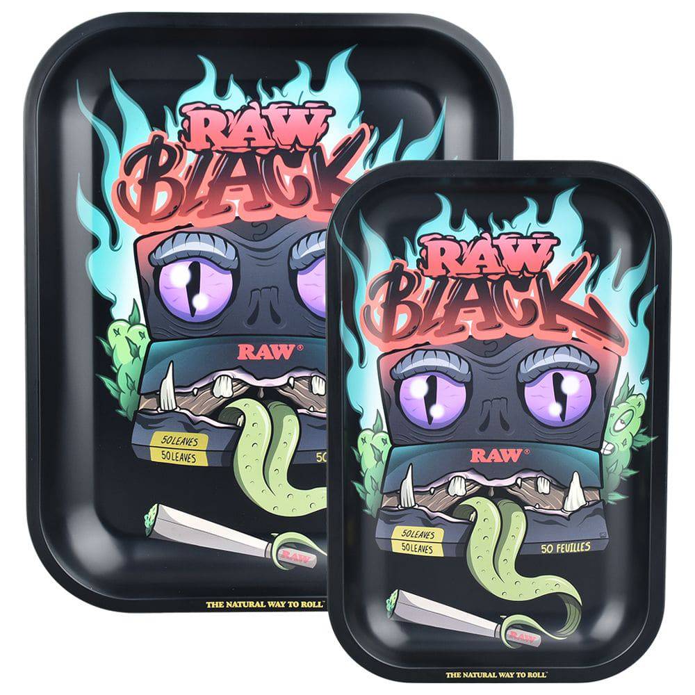 RAW Monster Metal Rolling Tray - Discreet Smoker