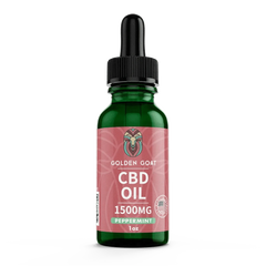 CBD Hemp Oil 1500MG - Peppermint - Discreet Smoker
